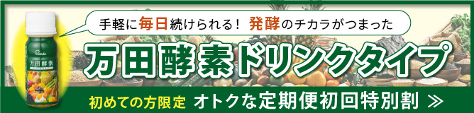 約1ヵ月分の万田酵素ドリンクタイプ