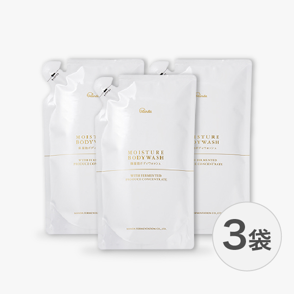 【15％OFF】保湿泡ボディウォッシュ詰め替え用3袋