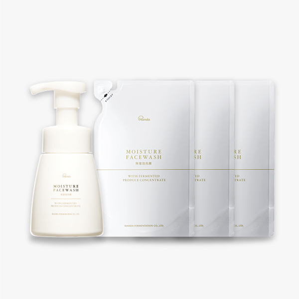 【約35％OFF】保湿泡洗顔本体1本＋詰め替え用3袋