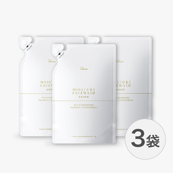 【15％OFF】保湿泡洗顔詰め替え用3袋