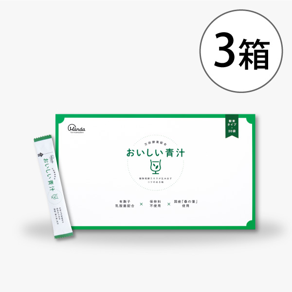 【約35％OFF】おいしい青汁 3箱セット