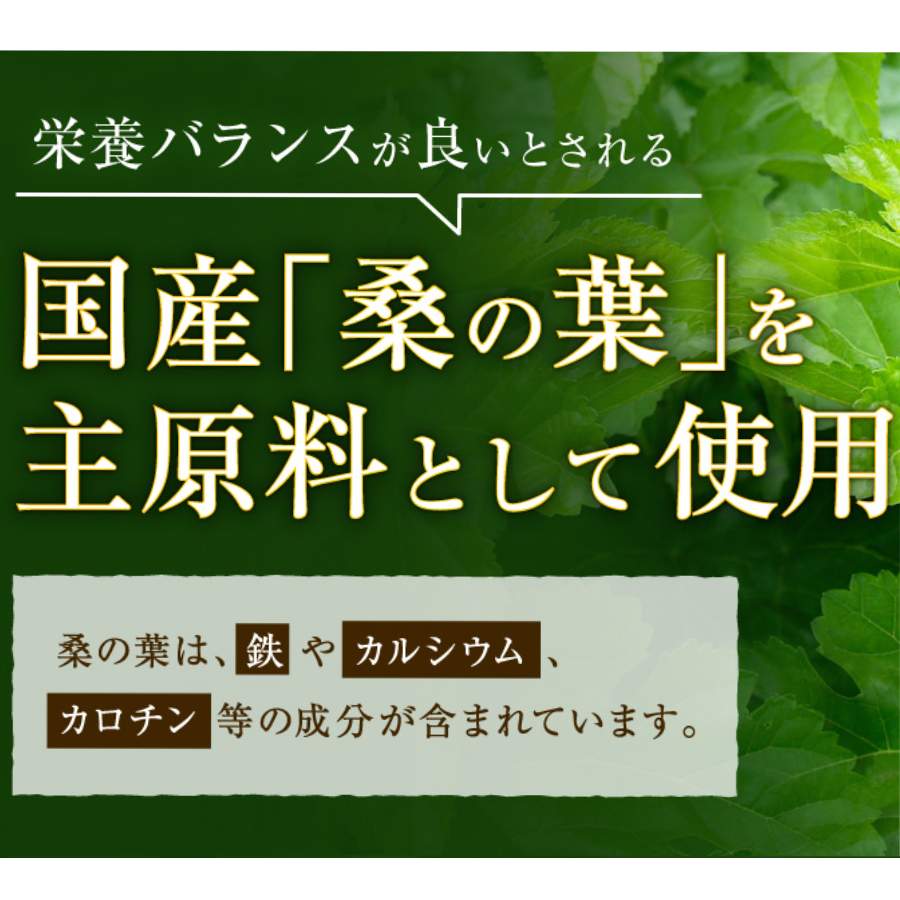 国産桑の葉